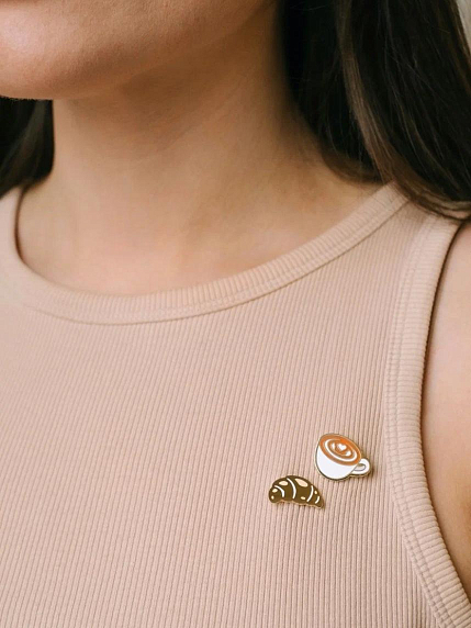 Металлический пин WAF WAF «Круассан», фото 4.