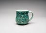 Кружка ручной работы Керамика Александры Пылиной «Гинкго», фарфор, 300 мл, превью фото 2
