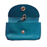 Ключница ручной работы, Kokosina bags, натуральная кожа, индиго, превью фото 2