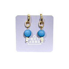 Серьги из фарфора