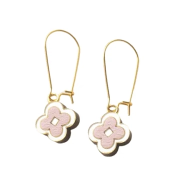 Серьги ОКподолинс «Клевер» из коллекции Clover Classic, дерево, фото 1.