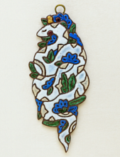 Ёлочная игрушка из керамики «Змея», Partala ceramics