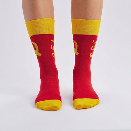 Носки «Сделано в Ленинграде», р-р 42-46, красные, фото 6.