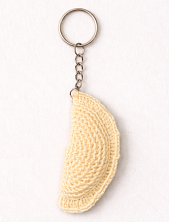 Вязаный брелок Идеальное совпадение, обвес на сумку «Вареник», 8 см