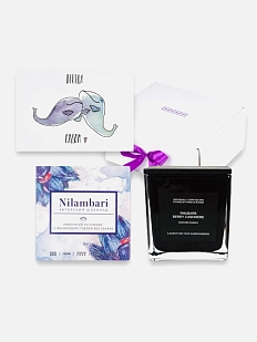 Подарочный набор  с ароматической свечой, шоколадом и авторской открыткой №2