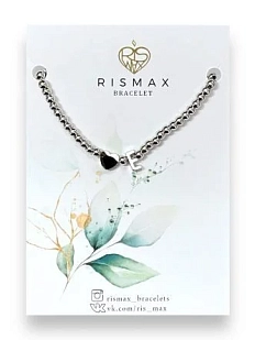 Браслет ручной работы с буквой E и сердцем, нержавеющая сталь