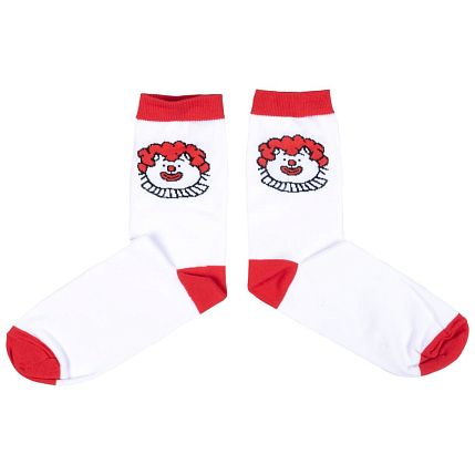 Носки Barking Store «Funster», р-р 40-45, белые, фото 1.