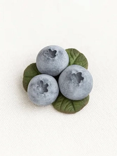 Брошь «Голубика»