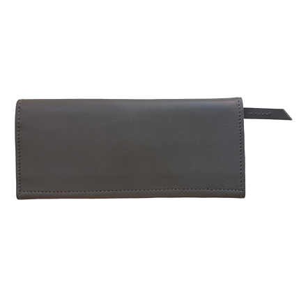 Cкладной кошелёк визитница ручной работы, Kokosina bags, натуральная кожа, хаки, фото 2.