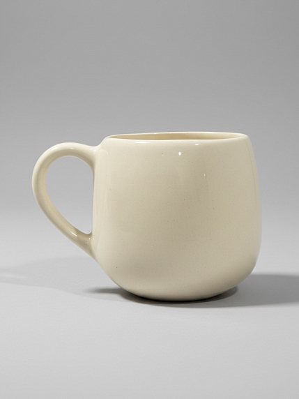 Кружка ручной работы «Ешь молись **ись», белая, полуфарфор, 250 мл, фото 2.