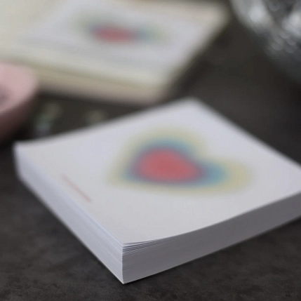 Бумага для записей «Pink aura heart», фото 2.