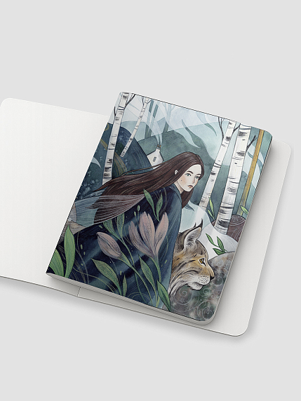 Тетрадь «Апрель», иллюстратор Анна Спешилова, А5, 40 листов,голубой, фото 1.