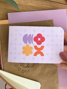 Мини-блокнот «Фиолетовый», А7, фиолетовый