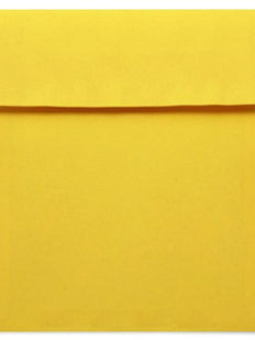 Конверт желтый квадратный 16 × 16 см