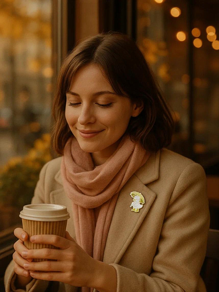 Металлический пин WAF WAF «Петербурженка», фото 6.