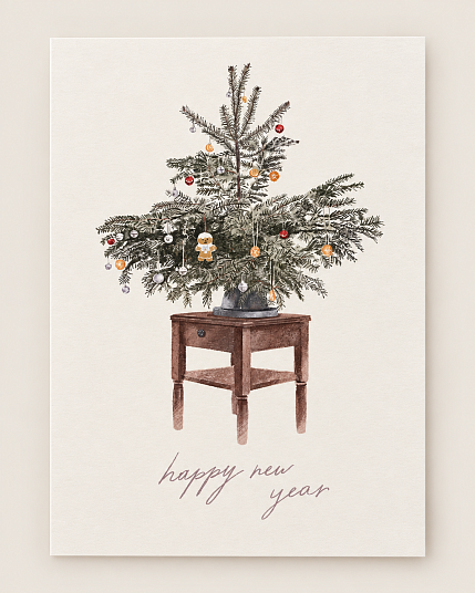 Открытка Вера Гончарова «Happy new year №2», А6, фото 1.