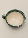 Кружка ручной работы Тата вытворяет/NF ceramics «Постоянно хочется целоваться и денег», зеленая, керамика, 600 мл, превью фото 3