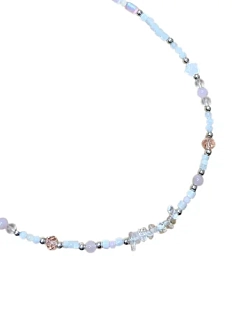 Чокер ручной работы Идеальное совпадение «Леденцовый цветочек», перламутр