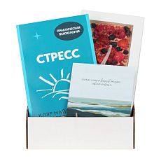 Подарочный набор с книгой «Стресс» и шоколадом