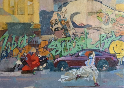 Постер интерьерный Василий Аникин «Один обычный день в Санкт-Петербурге», А4, фото 1.