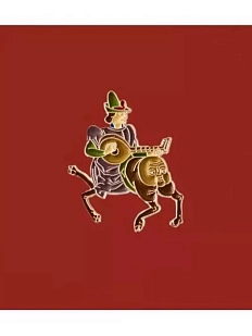 Металлический значок Heart of Moscow «Лютнист» серия Страдающее средневековье