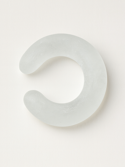 Кафф матовый, стекло, прозрачный, фото 1.