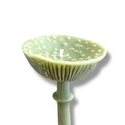 Свеча «Гриб Мухомор перезрелый» цвета хаки, фото 2.