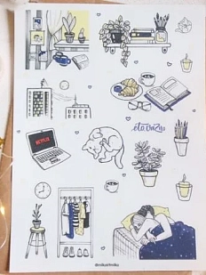 Стикерпак «Уют родного дома», А5