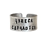 Кольцо ЭТО МЕТАЛЛ (IT IS METAL) «Чудеса случаются» 17/17,5, металлическое, превью фото 1