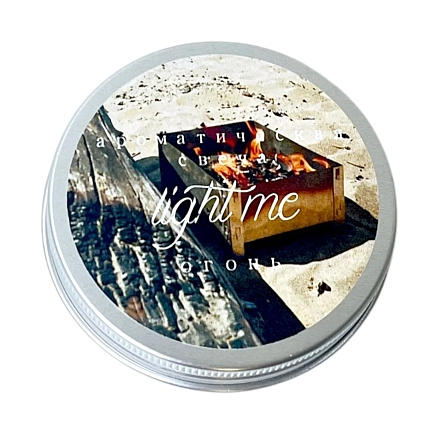 Свеча ручной работы «Огонь», 50 г, фото 1.