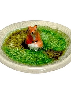 Подставка для украшений ручной работы «Лис», керамика