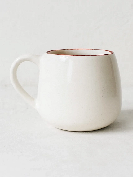 Кружка ручной работы РУКИ В ГЛИНЕ «Ты пахнешь как любовь», керамика, 250 мл, круглая, фото 2.