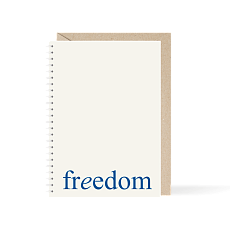 Блокнот на пружине Mitrozhe «Freedom», А5, 50 листов, бежевый