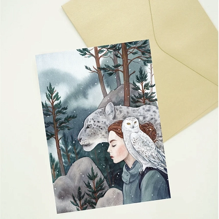 Набор открыток «Лесные друзья», 3 шт., Спешилова Анна, фото 2.