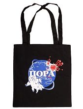 Сумка шоппер Barking Store «Тихоходка Пётр», чёрный