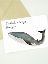 Открытка DARI DARI с китом «I whale always love you», А6, превью фото 1