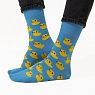 Носки «Жёлтые уточки», р-р 42-46, голубые, превью фото 1