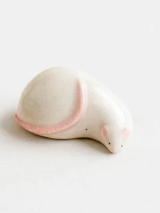 Фарфоровая крыска в ассортименте, 2 см