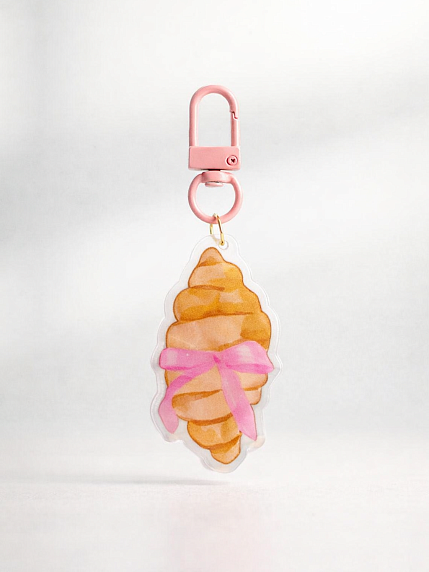 Брелок «Круассан», 5 см, фото 2.