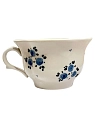Чайная пара ручной работы Slowday Ceramics «Синие розочки», полуфарфор, 200 мл, превью фото 2