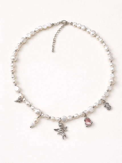 Чокер из жемчуга и подвесками «Ангел» Мигетт, фото 2.