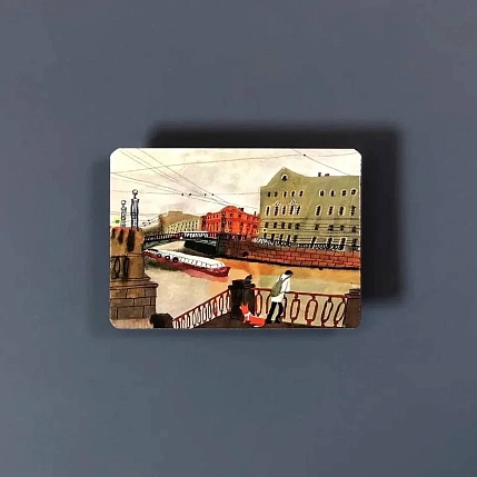 Магнит Подписные изделия «Вознесенский мост», фото 2.