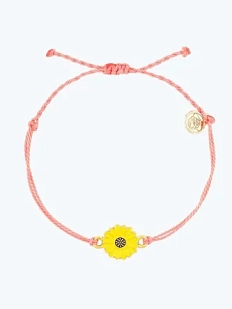 Браслет WAF WAF «Подсолнух», коралловый