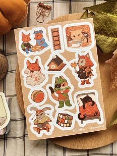 Стикерпак «Малыши-зверята»