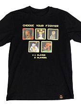 Футболка Barking Store «Choose your fighter», L муж., чёрный