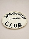 Тарелка ручной работы ММ керамика «Spaghetti lovers club», 18 см, превью фото 2