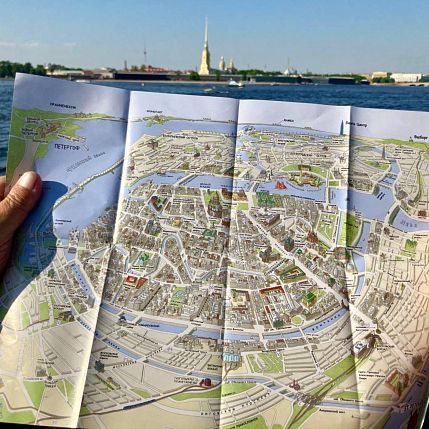 Компактная карта-путеводитель по Санкт-Петербургу, фото 5.