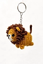 Вязаный брелок Цилинская «Лев», 6,5 см, превью фото 1