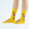 Носки «Капибара с ластами», р-р 38-41, жёлтые, превью фото 1