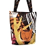 Сумка шоппер Забористый текстиль «Тигра в джунглях», хлопок, превью фото 1